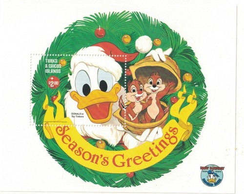1984 disney xmas donald duck - disney,